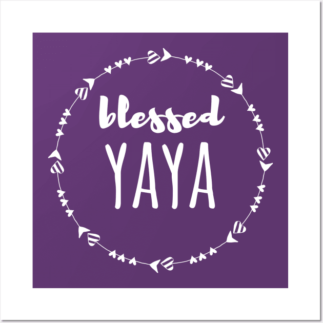 Blessed Yaya Tribal Arrows Wall Art by Hello Sunshine